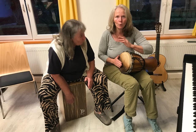 Trommelsession mit Anke